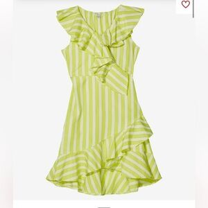 HABITUAL Hi-Low Ruffle Dress